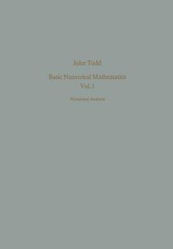 portada Basic Numerical Mathematics: Vol. 1: Numerical Analysis (en Inglés)