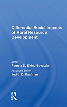 portada Differential Social Impacts of Rural Resource Development (in English)