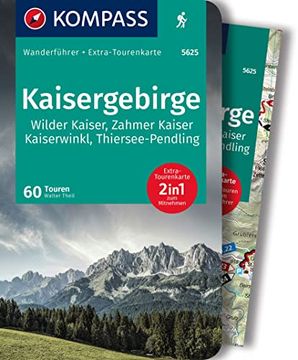 portada Kompass Wanderführer 5625 Kaisergebirge: Mit Extra-Tourenkarte Maßstab, Gpx-Daten zum Download
