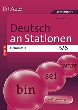portada Deutsch an Stationen Spezial Grammatik 5-6: Übungsmaterial zu den Kernthemen der Bildungsstandards (5. Und 6. Klasse) (en Alemán)