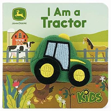 portada I am a Tractor (Finger Puppet Book - John Deere) (en Inglés)
