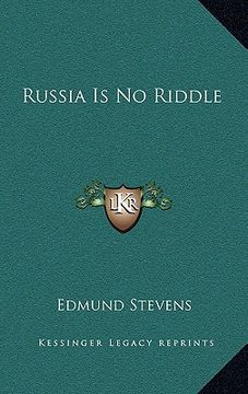 portada russia is no riddle (en Inglés)