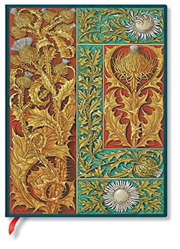 portada Paperblanks | Wild Thistle | vox Botanica | Softcover Flexi | Ultra | Lined | Elastic Band Closure | 176 pg | 100 gsm (in English)