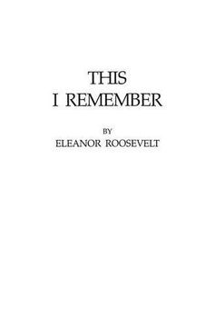 portada this i remember (in English)