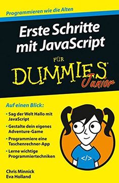 portada Erste Schritte mit JavaScript Fur Dummies Junior (German Edition) (en Alemán)