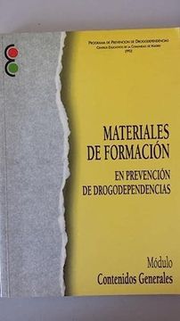 portada Módulo de Contenidos Generales. Materiales de Formación en Prevención de Drogodependencias