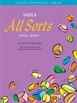 portada Viola All Sorts Initial-Grade 1 (Trinity Repertoire Library: Allsorts Series)
