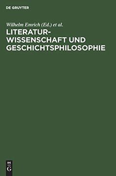 portada Literaturwissenschaft und Geschichtsphilosophie (en Alemán)