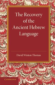 portada The Recovery of the Ancient Hebrew Language: An Inaugural Lecture 