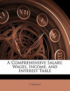 portada a comprehensive salary, wages, income, and interest table