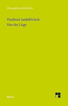 portada Von der Lüge (Philosophische Bibliothek) (in German)