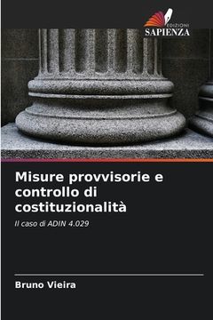 portada Misure provvisorie e controllo di costituzionalità (en Italiano)