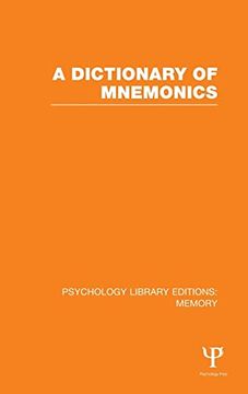 portada A Dictionary of Mnemonics (Ple: Memory) (in English)