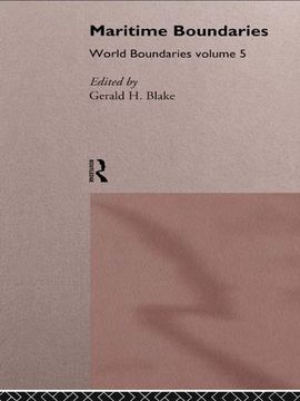 portada Maritime Boundaries: World Boundaries Volume 5 (en Inglés)