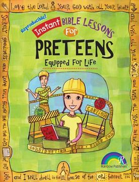 portada instant bible: equipped for life: preteens (in English)