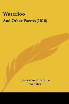 portada waterloo: and other poems (1816) (en Inglés)