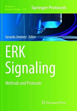 portada Erk Signaling: Methods and Protocols (Methods in Molecular Biology, 1487) (en Inglés)