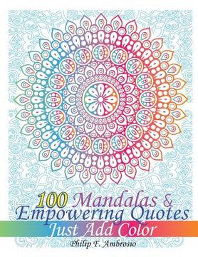 portada 100 Mandalas and Empowering Quotes (in English)