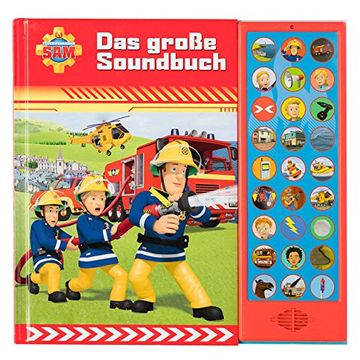 portada Feuerwehrmann sam - das Große Soundbuch - 27-Button-Soundbuch mit 24 Seiten für Kinder ab 3 Jahren (en Alemán)
