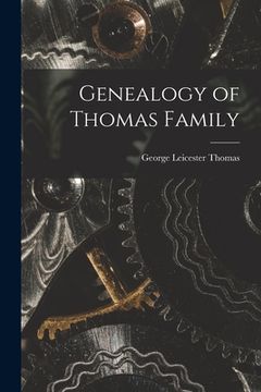 portada Genealogy of Thomas Family