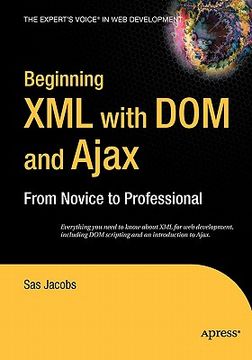 portada beginning xml with dom and ajax: from novice to professional
