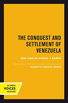portada The Conquest and Settlement of Venezuela (en Inglés)