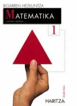 portada Matematika 1 (Bigarren Hezkuntza) (in Basque)