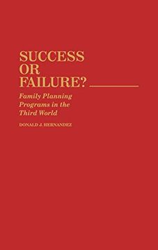 portada Success or Failure: Family Planning Programs in the Third World (en Inglés)
