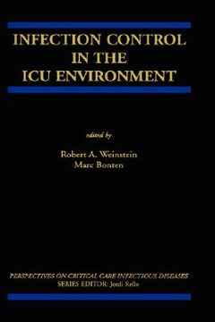 portada infection control in the icu environment (en Inglés)