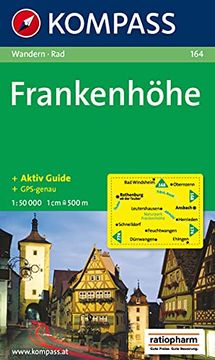 portada Frankenhöhe: Wanderkarte mit Kurzführer und Radrouten. Gps-Genau. 1: 50000 (en Alemán)