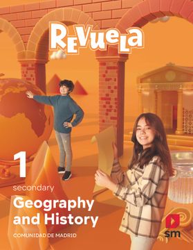 portada Geography and History. 1 Secondary. Revuela. Comunidad de Madrid (en Inglés)