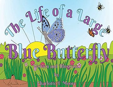 portada The Life of a Large Blue Butterfly: 2 (Little Beasts Life in a Meadow) (en Inglés)