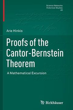 portada Proofs of the Cantor-Bernstein Theorem: A Mathematical Excursion (en Hebreo)