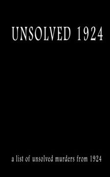 portada Unsolved 1924 (Unsolved Murders)