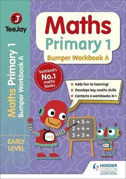 portada Teejay Maths Primary 1: Bumper Workbook a (en Inglés)