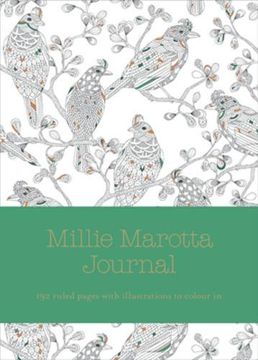 portada Millie Marotta Journal: ruled pages with full page illustrations from Wild Savannah (Colouring Books)