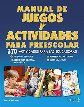 portada Manual de Juegos y Actividades Para Preescolar (in Spanish)