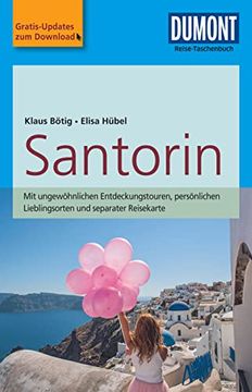 portada Dumont Reise-Taschenbuch Reiseführer Santorin: Mit Online-Updates als Gratis-Download (en Alemán)