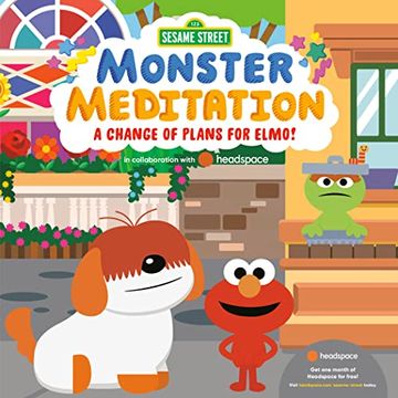 portada A Change of Plans for Elmo! Sesame Street Monster Meditation in Collaboration With Headspace (Monster Mediation: Sesame Street Board Books, 6) (in English)
