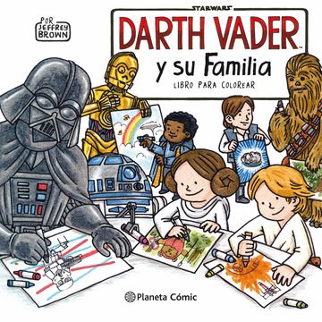 portada Star Wars Darth Vader y su Familia Coloring Book