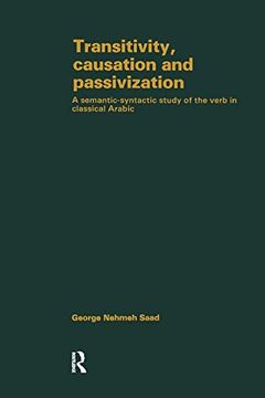 portada Transivity Causatn & Passivizatn (Library of Arabic Linguistics) (en Inglés)