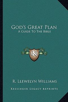 portada god's great plan: a guide to the bible (en Inglés)