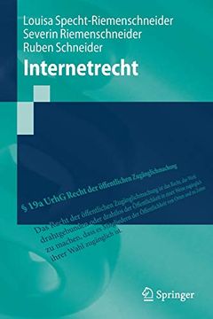 portada Internetrecht (Springer-Lehrbuch) (en Alemán)