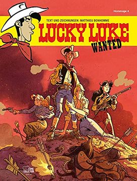 portada Wanted: Eine Lucky-Luke-Hommage von Matthieu Bonhomme