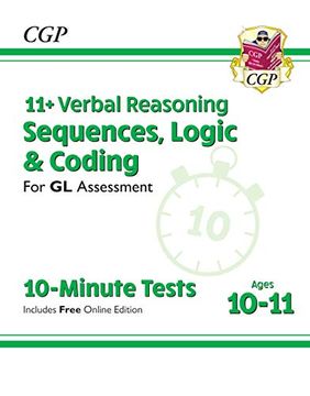 portada New 11+ gl 10-Minute Tests: Verbal Reasoning Sequences, Logic & Coding - Ages 10-11 (+ Online ed) (en Inglés)
