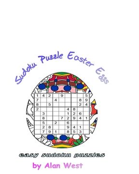 portada Puzzle Easter Eggs: Coloring For Relax and Experienced Solver (en Inglés)