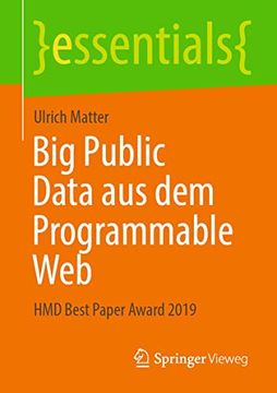 portada Big Public Data aus dem Programmable Web: Hmd Best Paper Award 2019 (en Alemán)