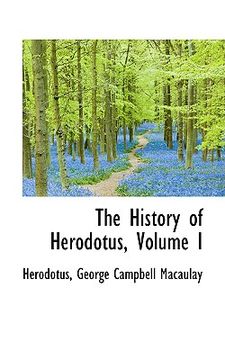 portada the history of herodotus, volume i (en Inglés)