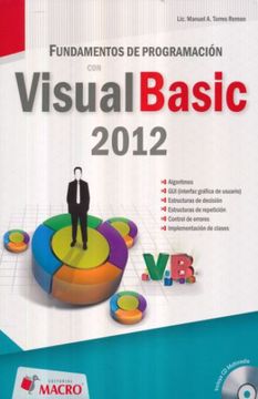 portada Fundamentos De Programacion Con Visual Basic 2012 (Incluye Cd)