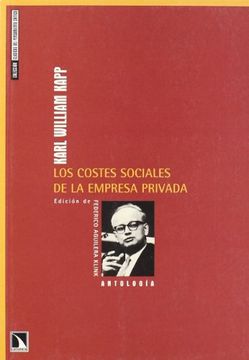 portada Costes Sociales de la Empresa pri (Clásicos del Pensamiento Crítico)